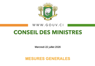 PROJETS DE DECRETS – CONSEILS DES MINISTRES